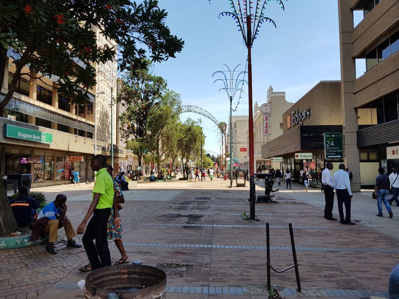 Harare city center 哈拉雷市中心