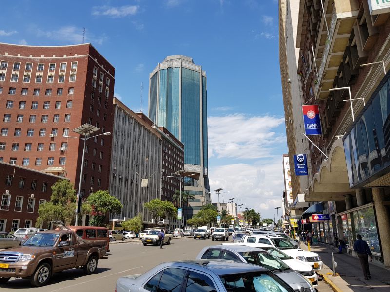 Harare city center 哈拉雷市中心