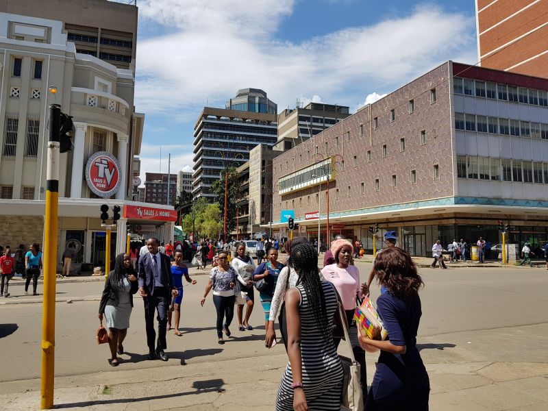 Harare city center 哈拉雷市中心