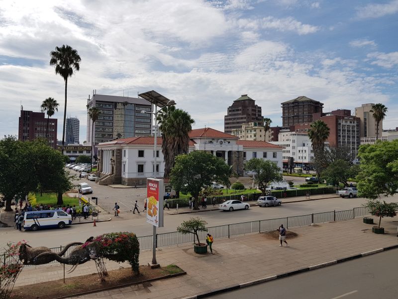 Harare city center 哈拉雷市中心