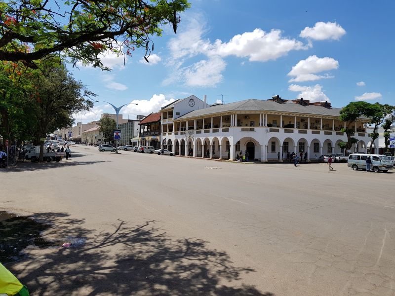 Colonial style building in Bulawayo 布拉瓦约殖民风格建筑