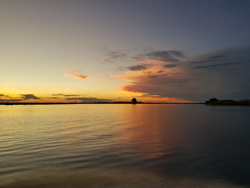 Sunset on Chobe River 乔贝河的日落