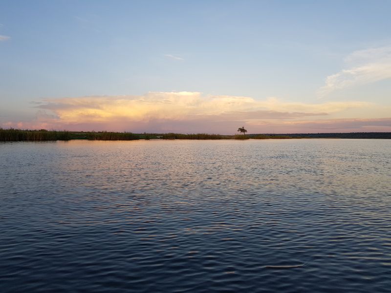 Sunset on Chobe River 夕阳西下