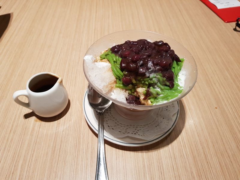 Malaysian dessert Cendol 马来西亚刨冰珍多 