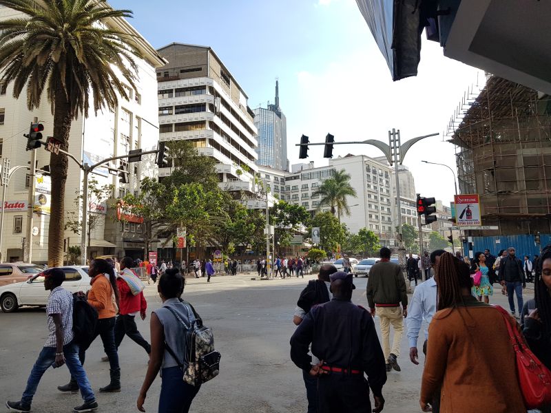 Nairobi city center 内罗毕市中心