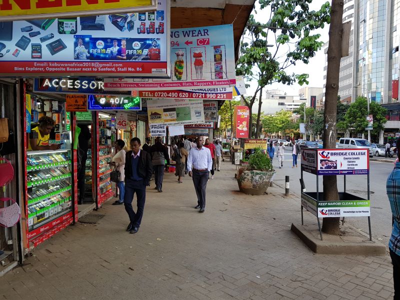  Shops in Nairobi city center 内罗毕市中心商店 