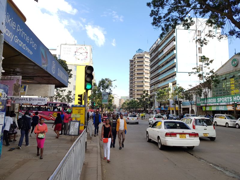 Nairobi city center 内罗毕市中心 