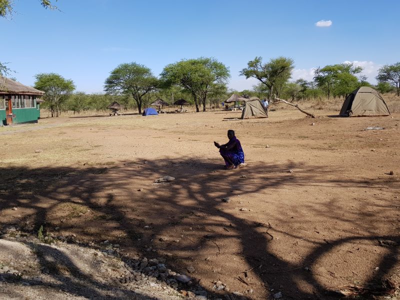 Campsite for the safari 下榻的营地