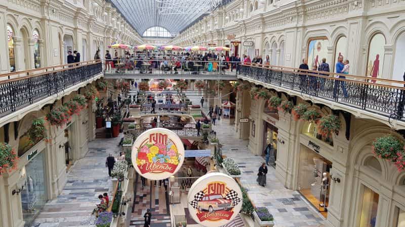 Gum - Moscow departmental store On the street of Moscow 莫斯科商场