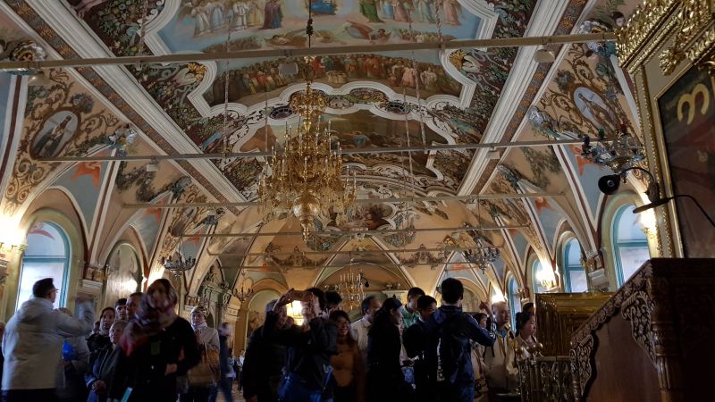 The Trinity Monastery - inside the cathedral 修道院大堂内部