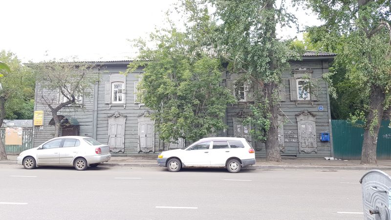 Old wooden houses of Irkutsk 伊尔库茨克的老木屋