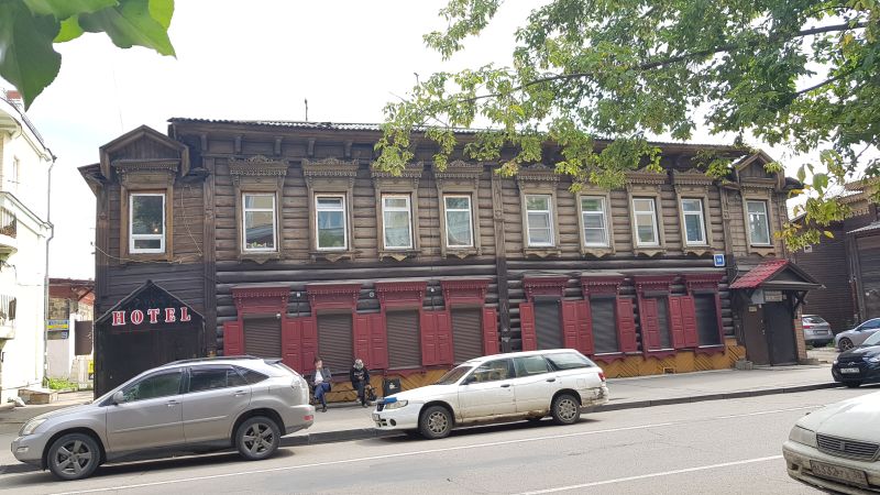 Old wooden houses of Irkutsk 伊尔库茨克的老木屋