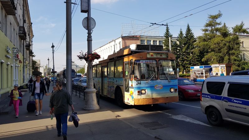 On the streets of Irkutsk 伊尔库茨克街道