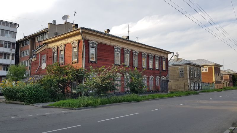 Old wooden houses of Irkutsk 伊尔库茨克的老木屋