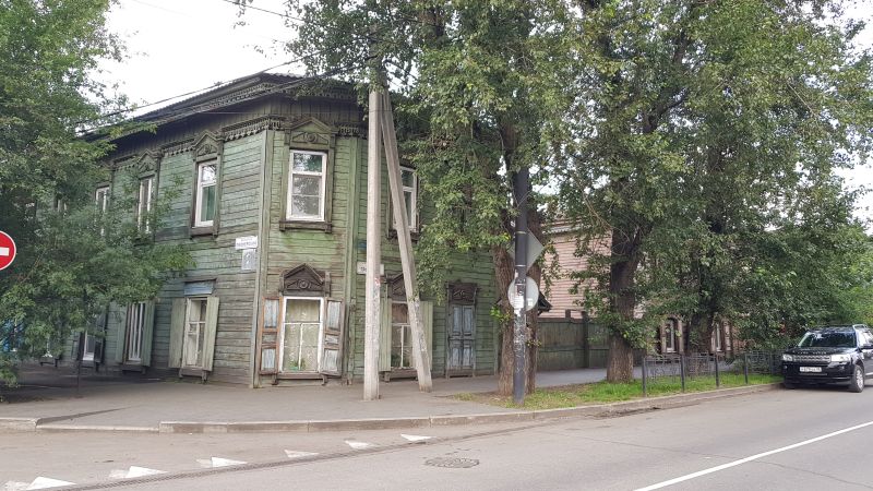 Old wooden houses of Irkutsk 伊尔库茨克的老木屋