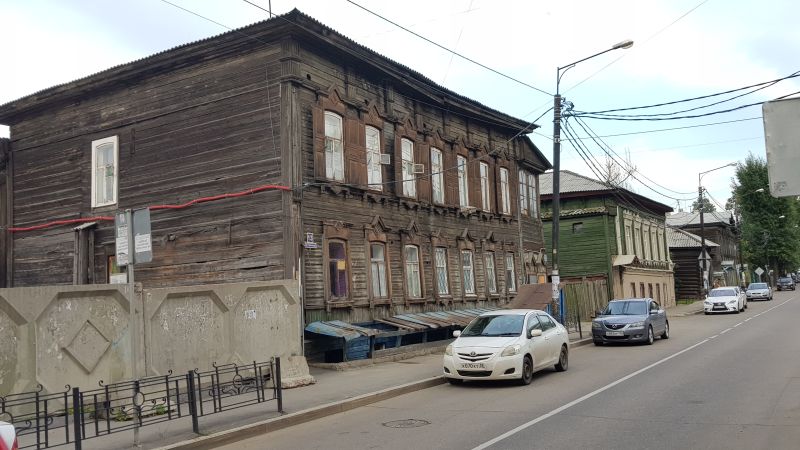 Old wooden houses of Irkutsk 伊尔库茨克的老木屋