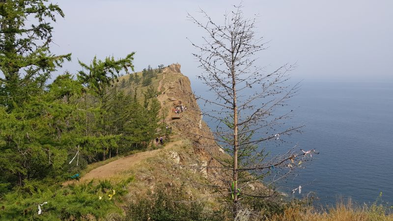 Okhlon Island north view of Lake Baikal from the mountain ridge 奥克伦岛北山脊看贝加尔湖