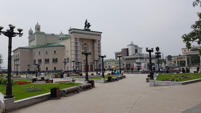 Ulan-Ude city center 乌兰乌德市中心