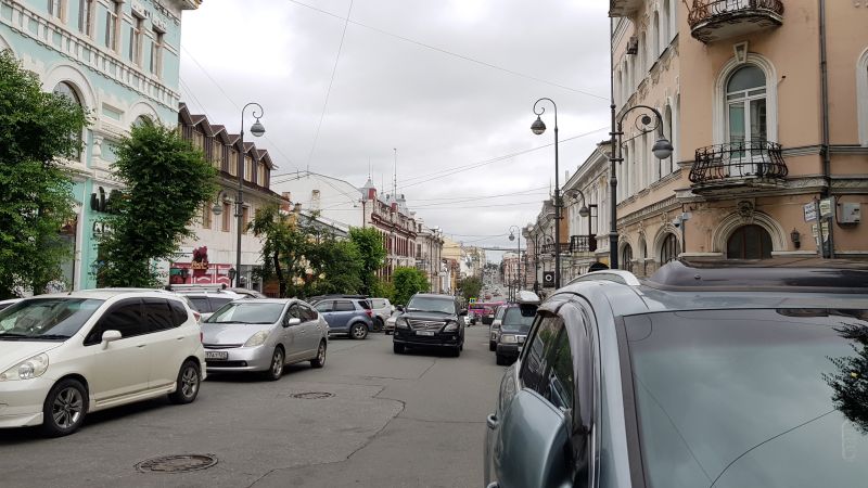 On the streets of Vladivostok 符拉迪沃斯托克街道