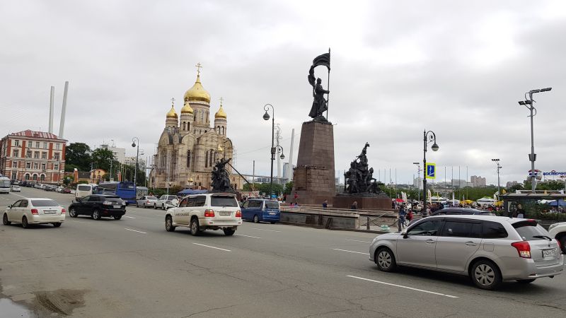 Vladivostok's central square 符拉迪沃斯托克中心广场