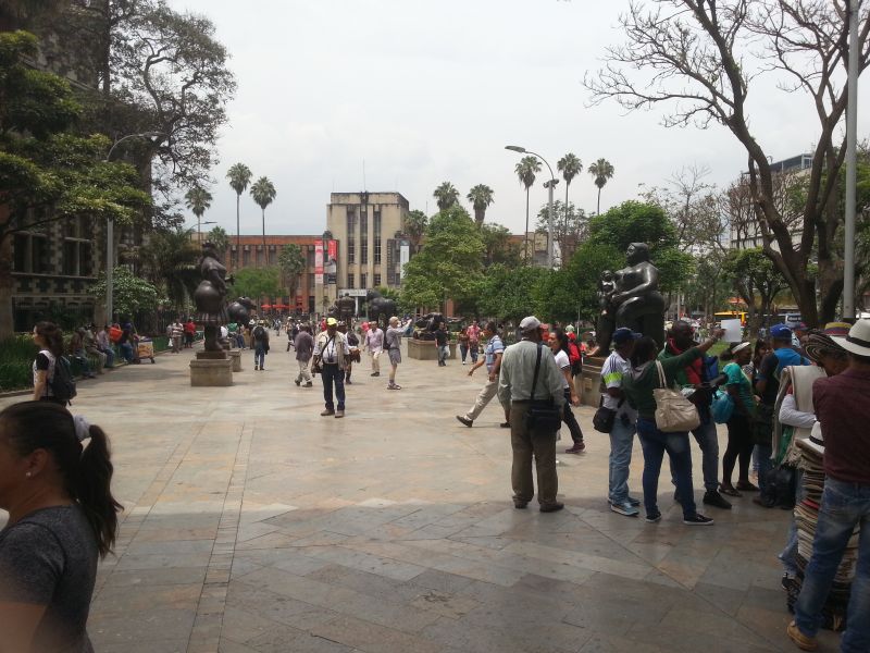 Park in Bogota 波哥大公园广场