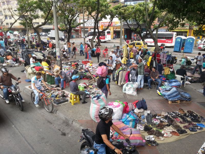 Hawkers in Bogota 波哥大街贩