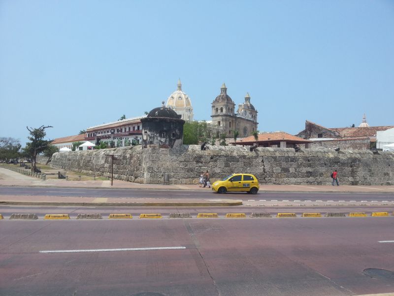 Old architecture of Cartagena 卡塔赫纳的古建筑