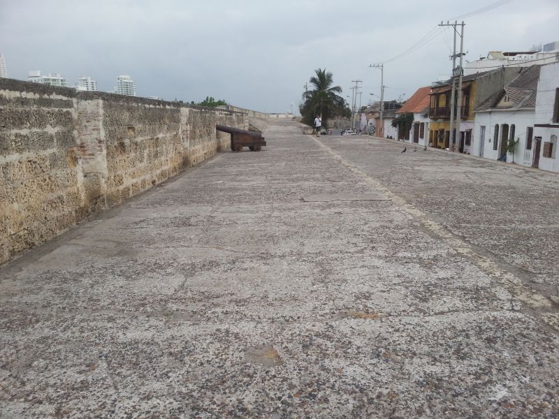 The walls of Cartagena 塔赫纳城墙