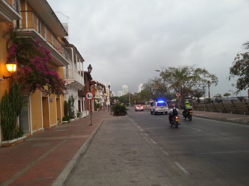 The street of Cartagena 卡塔赫纳街景