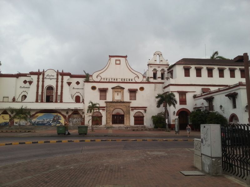 The old architecture of Cartagena 卡塔赫纳的古建筑