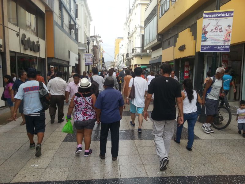 Lima walking mall 利马步行街