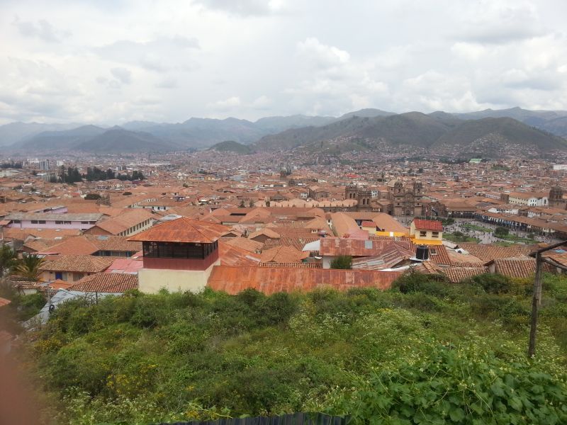 Cusco from Pukamoqo Hill 山顶上鸟瞰库斯科