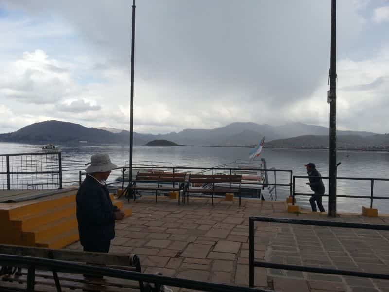 Jetty for boats to Uros 到乌鲁斯小艇码头