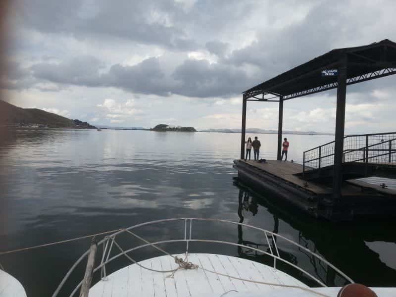 Jetty for boats to Uros 到乌鲁斯小艇码头