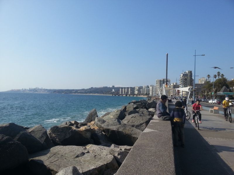 The sea view of Valparaiso 瓦尔帕莱索滨海景观