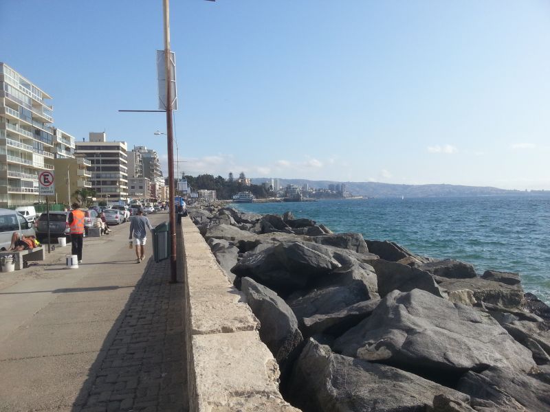 The sea view of Valparaiso 瓦尔帕莱索滨海景观