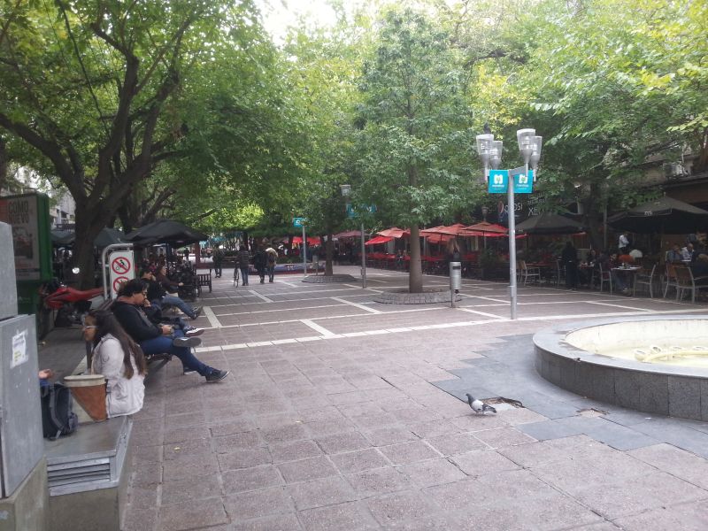 Walking street of Mendoza 门多萨步行街