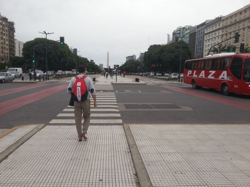 Buenos Aires city center Arriving in Buenos Aires at day break 布宜诺斯艾利斯市中心