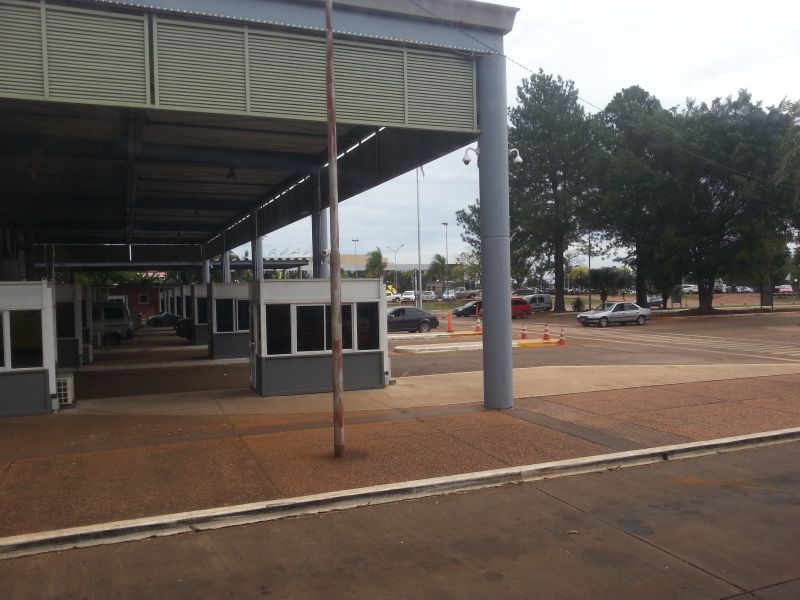 Border station at Iguazu 伊瓜苏边境站