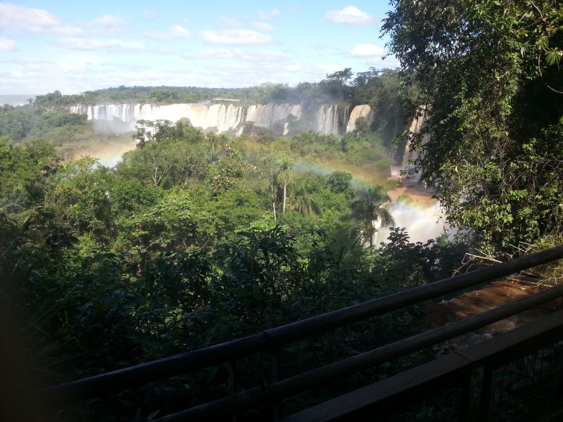 Iguazu Falls and rain bows 伊瓜苏瀑布和彩虹