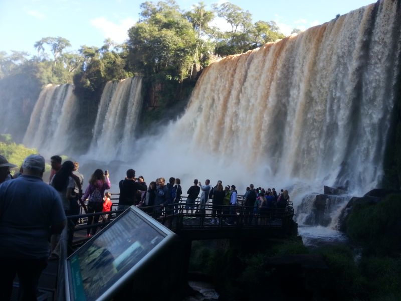 Iguazu curtain waterfalls 伊瓜苏瀑布帘