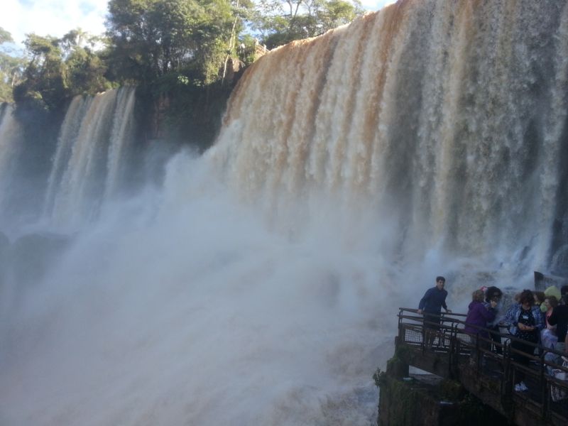 Iguazu curtain waterfalls 伊瓜苏瀑布帘