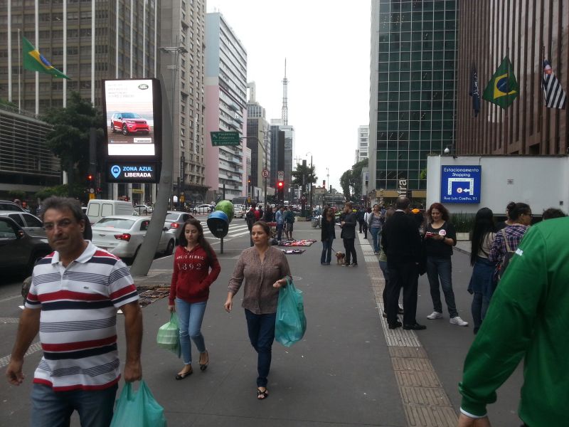 Sao Paolo city center 圣保罗市中心购物大道