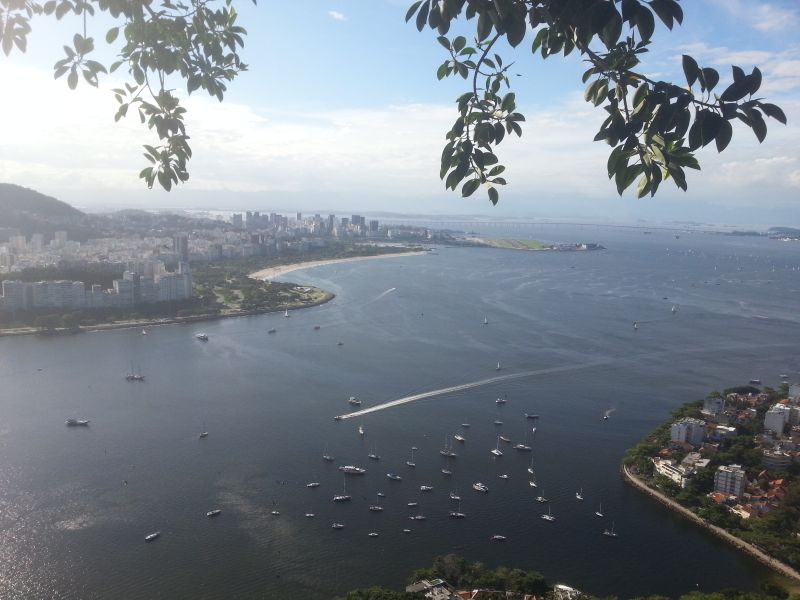 View from the Sugarloaf 在糖面包山顶景观