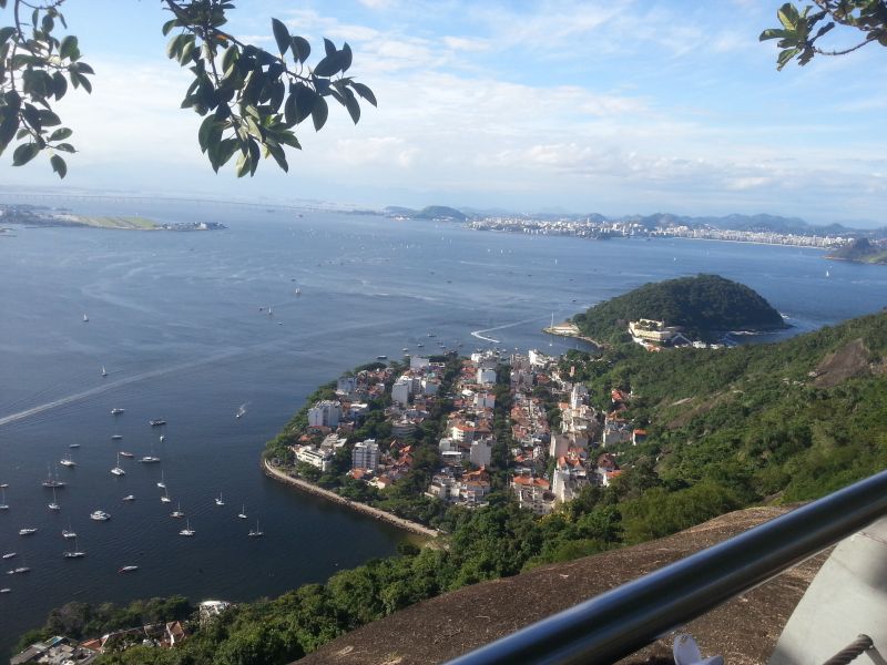 View from the Sugarloaf 在糖面包山顶景观