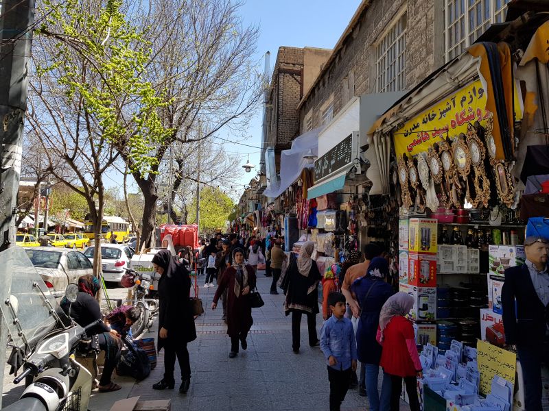 Shopping streets of Shiraz 设拉子街道商铺