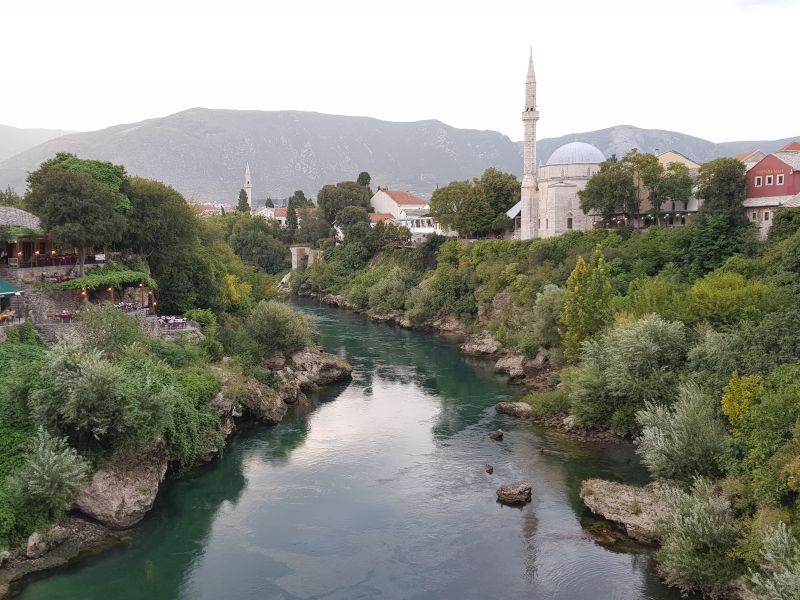 Turquoise Neretva River 内雷特瓦河的绿水 