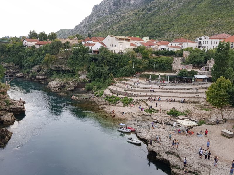 Neretva River and its bank 内雷特瓦河和河岸