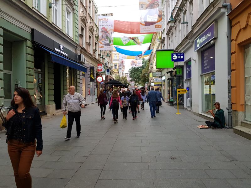 Pedestrian shopping street 步行街