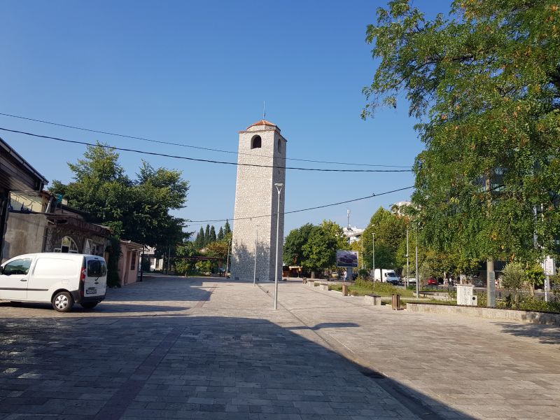 Old clock tower Sahat Kula 波德戈里察老钟楼